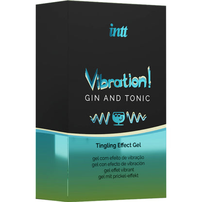 INTT - POTENTE GEL VIBRADOR LÍQUIDO ESTIMULADOR ÍNTIMO GIN &amp; TONIC 15ML
