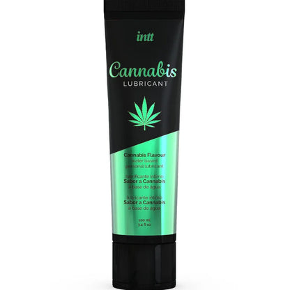 Intt Lubricants – Lubrifiant Intime A Base D''Eau Saveur Cannabis