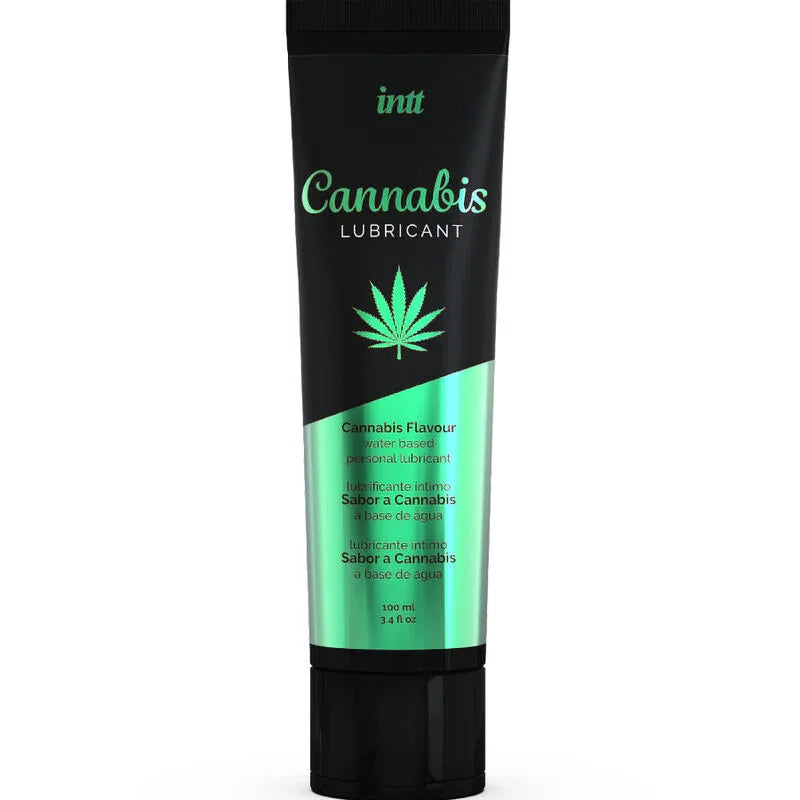 Intt Lubricants – Lubrifiant Intime A Base D''Eau Saveur Cannabis