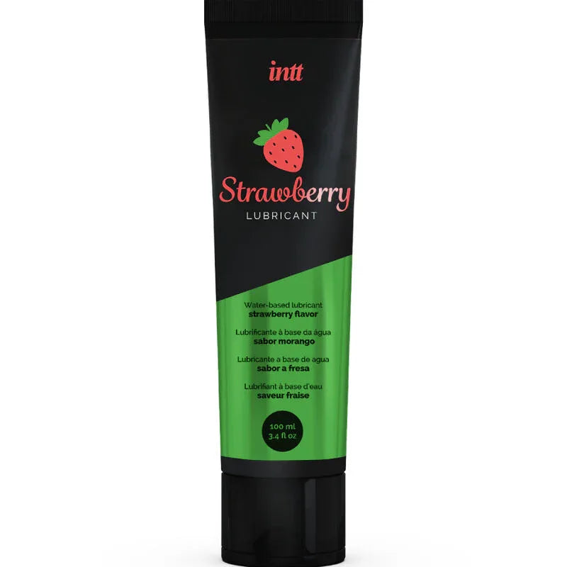 Intt Lubricants – Lubrifiant Intime A Base D''Eau Saveur Fraise