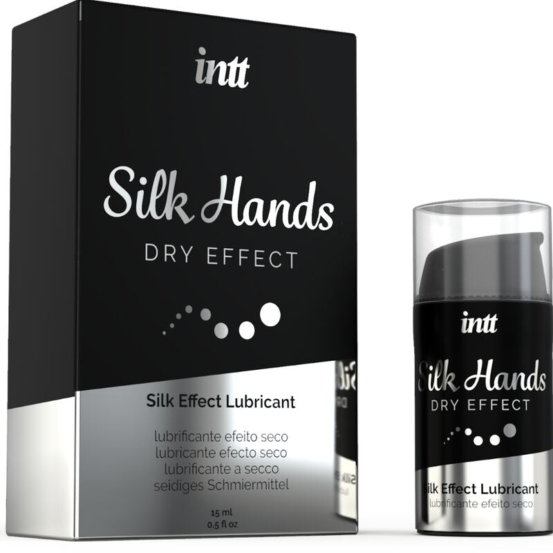 LUBRICANTES INTT - LUBRICANTE DE MANOS SILK FÓRMULA DE SILICONA CONCENTRADA 15 ML
