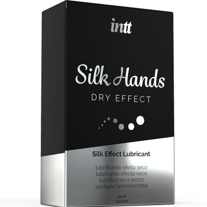 LUBRICANTES INTT - LUBRICANTE DE MANOS SILK FÓRMULA DE SILICONA CONCENTRADA 15 ML