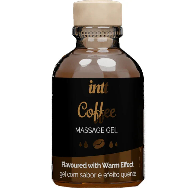 Intt Massage & Oral Sex – Gel de Massage Saveur Café Effet Chaud