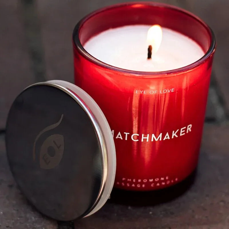 Eye of Love – Matchmaker Bougie de Massage Diamant Rouge Lattirer 150 ml