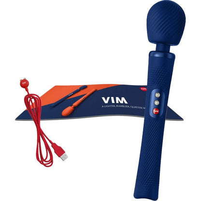 FUN FACTORY - VIM WAND RUMBLE RECHARGEABLE VIBRADOR SILICONA NARANJA