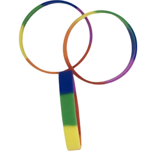 PRIDE - BRACELET IN SILICONE DRAPEAU LGBT