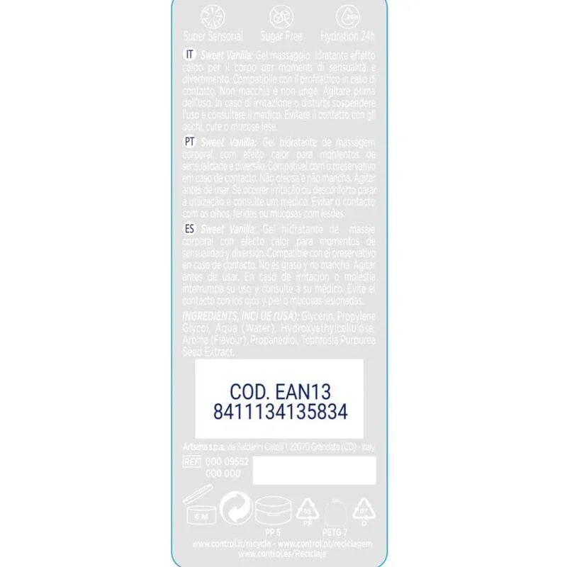 Control – 2 en 1 Massage & Plaisir Douceur de Madagascar 200 ml
