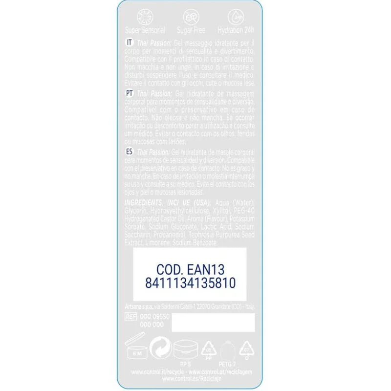 Control – 2 en 1 Massage & Plaisir Thai Passion 200 ml