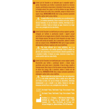 CONTROL - GEL LUBRICANTE CHOCOLATE 75 ML