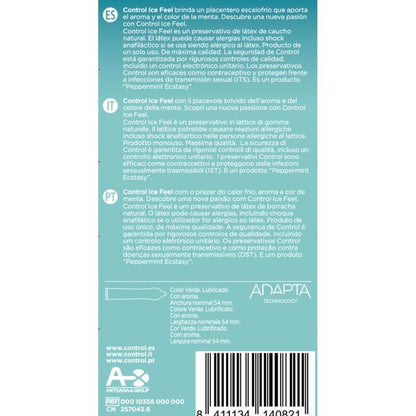 CONTROL - EFFET ICE FEEL COOL 10 UNITS