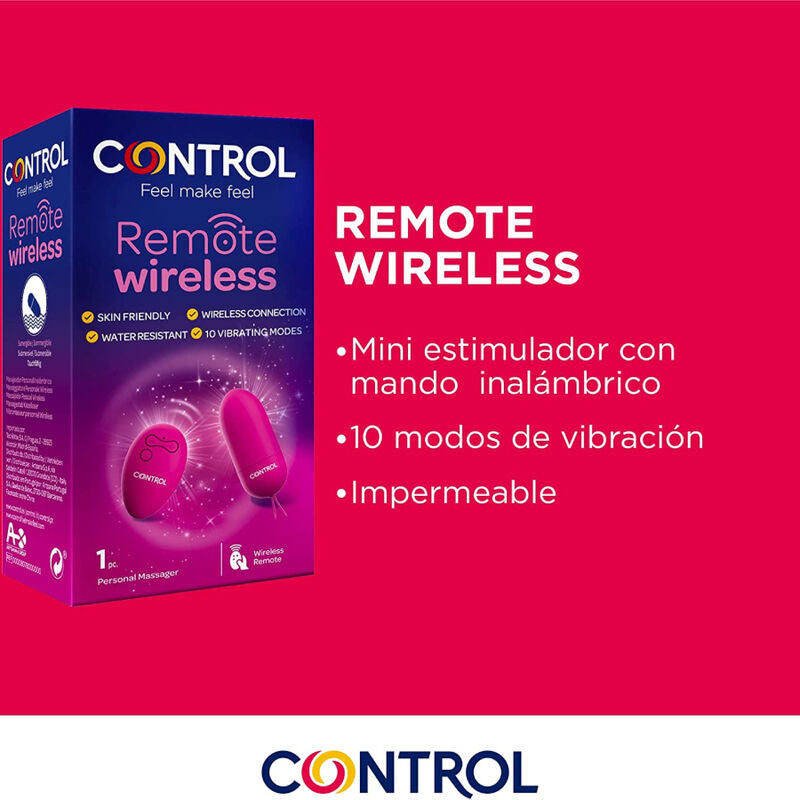 CONTROL - TÉLÉLÉCOMMANDE SANS FIL DU MASSEUR PERSONNEL