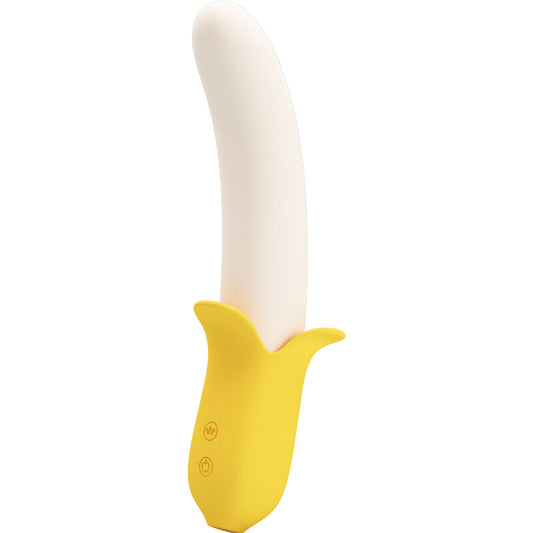 PRETTY LOVE - BANANA GEEK SUPER POWER 7 VIBRATIONS UP&amp;DOWN SILICONE NOIR