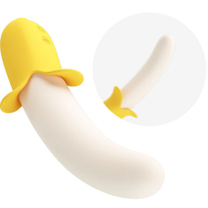 PRETTY LOVE - BANANA GEEK SUPER POWER 7 VIBRATIONS UP&amp;DOWN SILICONE NOIR