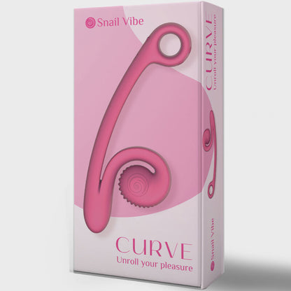 VIBRADOR CARACOL - VIBRADOR CURVO NARANJA
