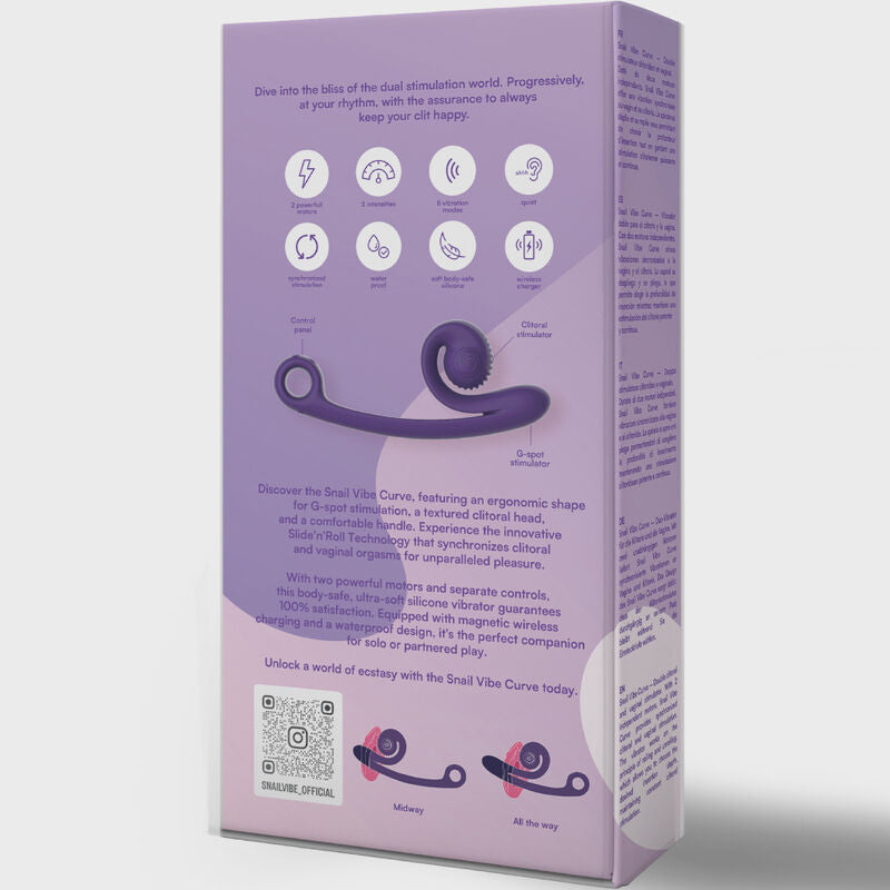 SNAIL VIBE - CURVE ORANGE VIBRATOR
