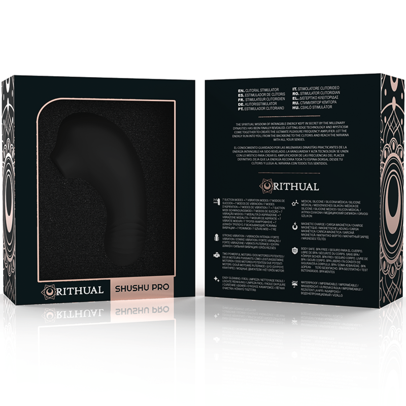 Stimulateur clitoridien stimulateur de clitoris de poche shushu pro 2 moteurs jet puissants
