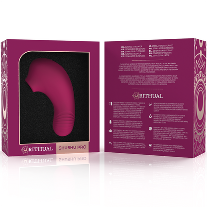 Stimulateur clitoridien stimulateur de clitoris de poche shushu pro 2 puissants moteurs