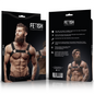 ACTITUD SUMISA FETISH - ARNÉS DEPORTIVO DE NEOPRENO AJUSTABLE PARA HOMBRES