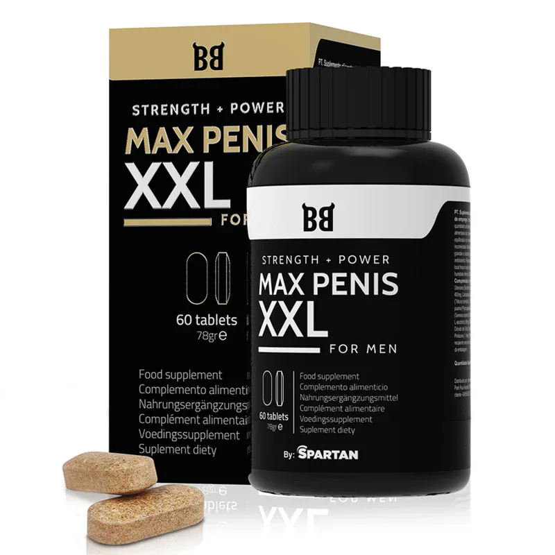 Black Bull – Max Penis XXL Force + Puissance pour Hommes 60 Comprimes