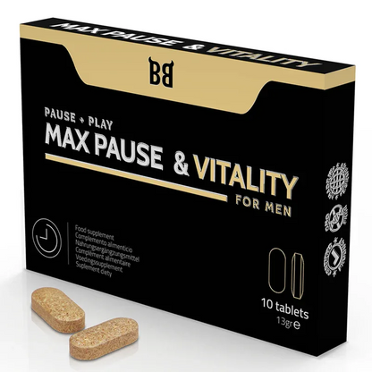 Black Bull – Retardateur de Pause Maximale et de Vitalité pour Hommes 10 Gélules