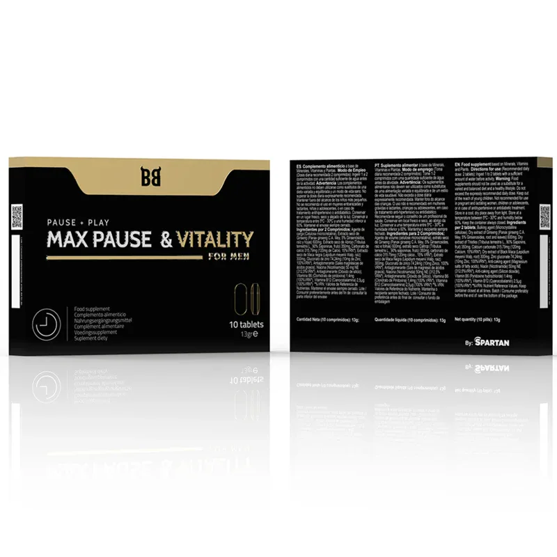 Black Bull – Retardateur de Pause Maximale et de Vitalité pour Hommes 10 Gélules