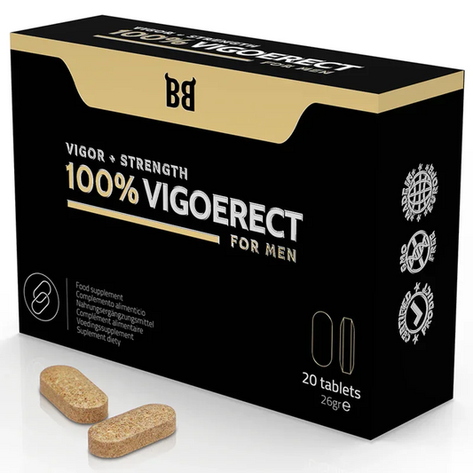 Black Bull – 100% Vigoerect Vigeur + Force pour Homme 20 Comprimes