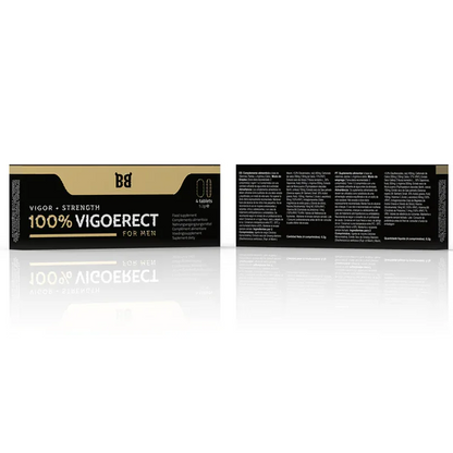 Black Bull – 100% Vigoerect Vigeur + Force pour Homme 4 Comprimes