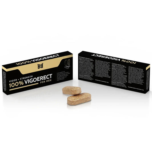 Black Bull – 100% Vigoerect Vigeur + Force pour Homme 4 Comprimes