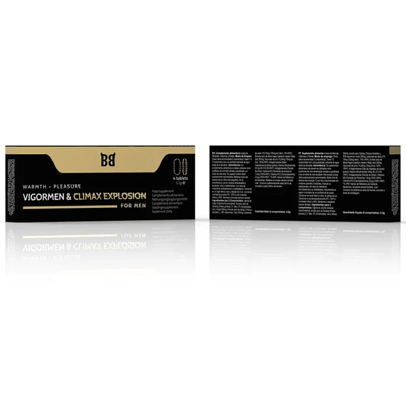 Black Bull – Explosion Vigormen & Climax Plus Grand Plaisir pour Hommes 4 Gélules