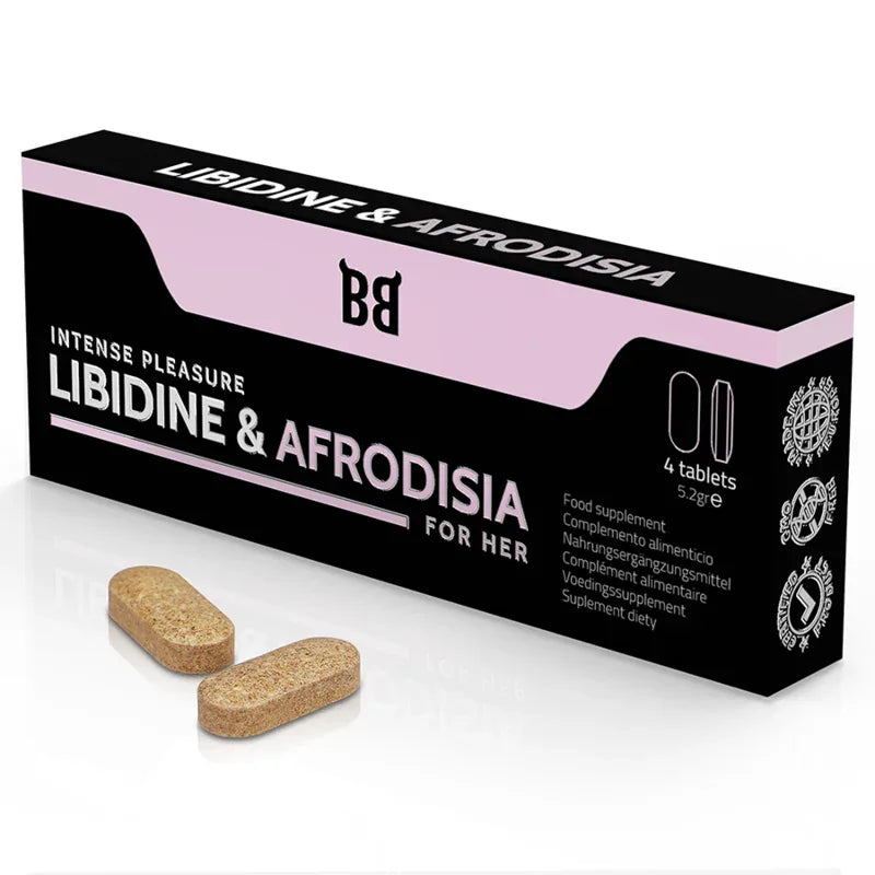 Black Bull – Libidine & Afrodisia Plaisir Intense pour Ses 4 Comprimes