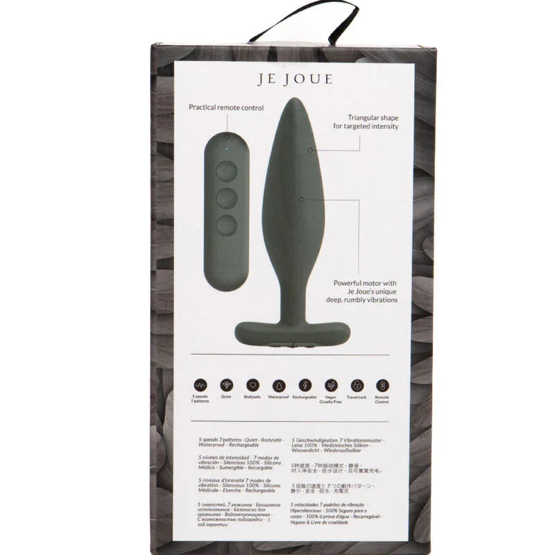 Je Joue – Vibrateur Anal Egon Plug Noir