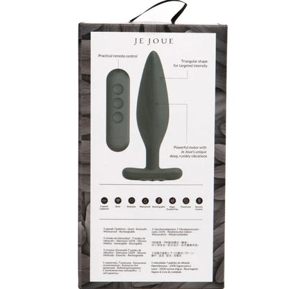 Je Joue – Vibrateur Anal Egon Plug Noir