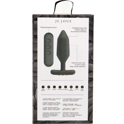 Je Joue – Vibrateur Plug Anal Onyx Noir