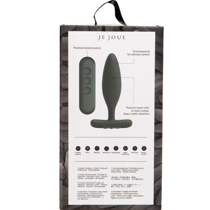 I PLAY - VESTA VIBRADOR PLUG ANAL NEGRO