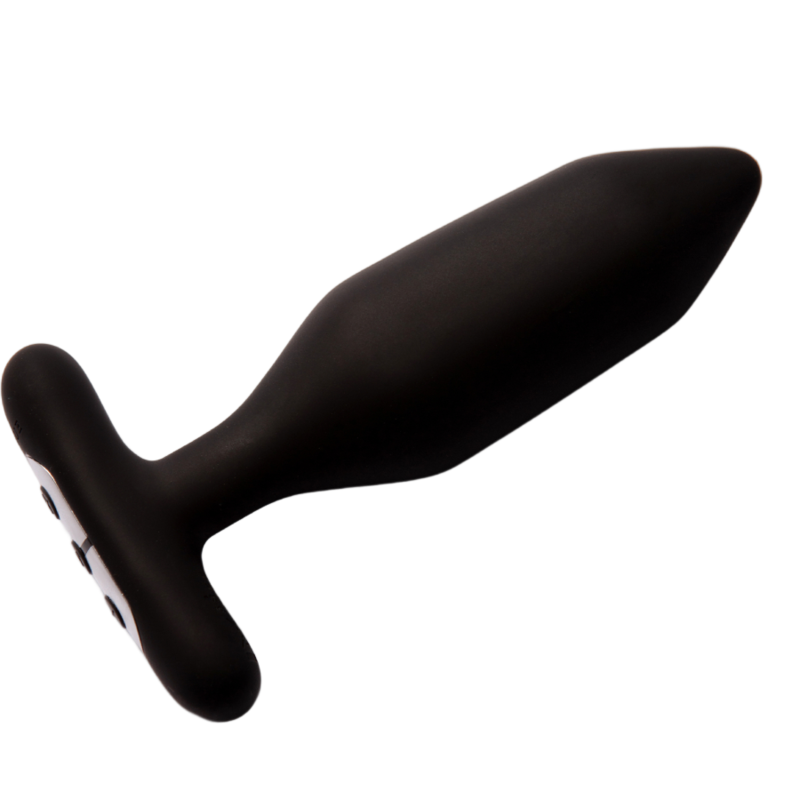 I PLAY - VIBRADOR ANAL PLUG DE ÓNIX NEGRO