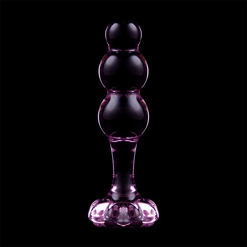 Modèle 1 bouchon en verre borosilicate transparent 10.5 cm -o- 3 cm – Nebula Series By Ibiza