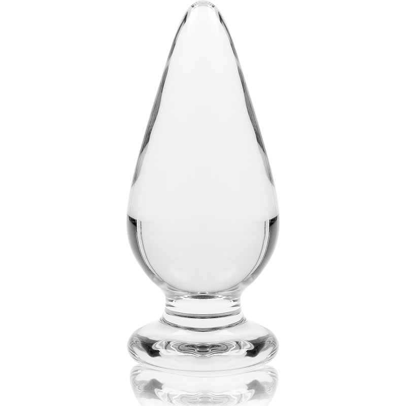 Plug anal modèle 4 verre borosilicate clair 11 cm -o- 5 cm – Nebula Series By Ibiza
