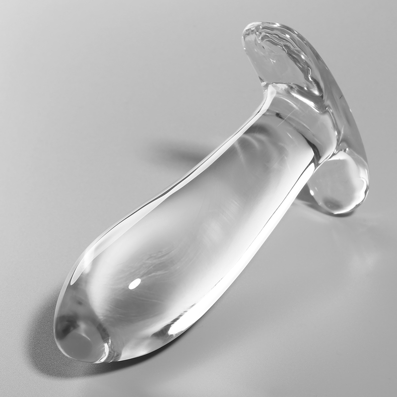 Plug anal modèle 5 verre borosilicate clair 12.5 cm -o- 3.5 cm – Nebula Series By Ibiza