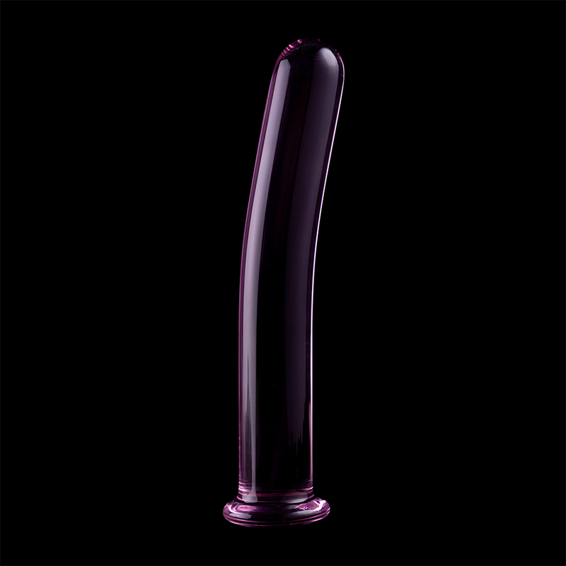 Modèle 9 gode en verre borosilicate clair 15.5 cm -o- 2.5 cm – Nebula Series By Ibiza