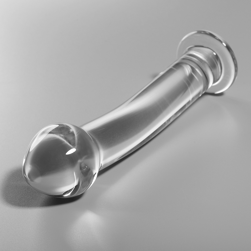 Modèle 11 gode en verre borosilicate clair 16 cm -o- 3 cm – Nebula Series By Ibiza