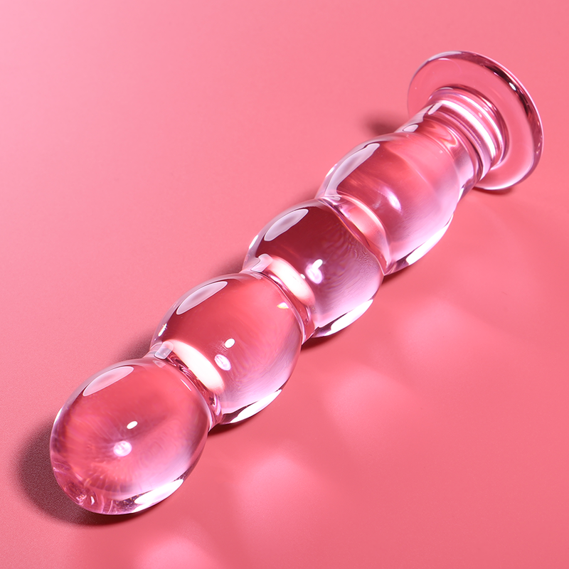 Modèle 10 gode en verre borosilicate clair 16.5 cm -o- 3.5 cm – Nebula Series By Ibiza