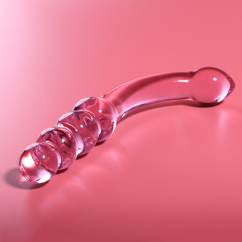 Modèle 14 gode en verre borosilicate clair 18.5 cm -o- 3 cm – Nebula Series By Ibiza