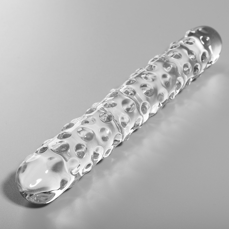 Modèle 15 gode en verre borosilicate clair 18.5 cm -o- 3 cm – Nebula Series By Ibiza