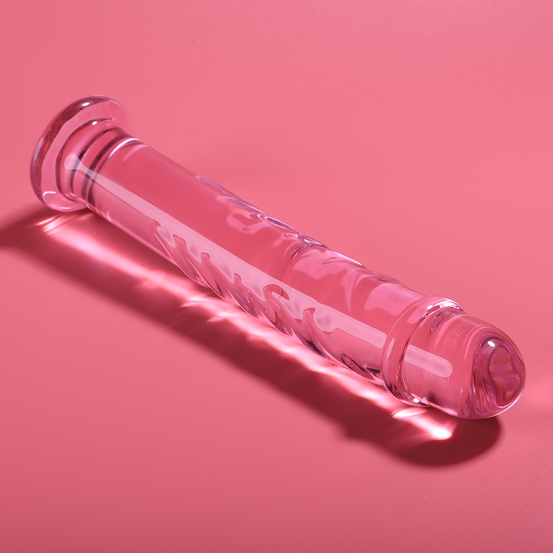 Modèle 16 gode en verre borosilicate clair 18.5 cm -o- 3 cm – Nebula Series By Ibiza