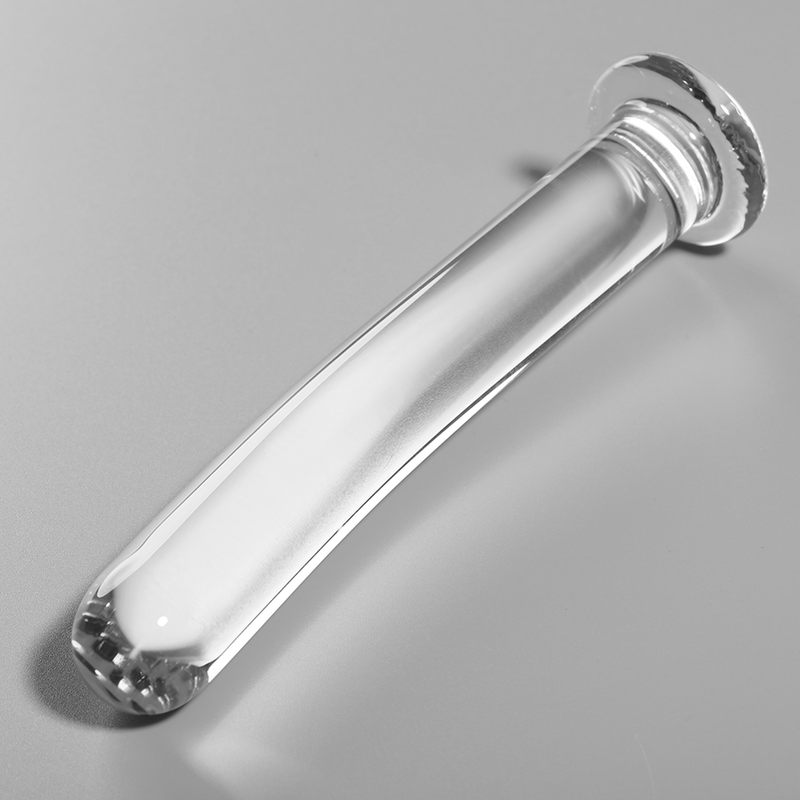 Modèle 17 gode en verre borosilicate clair 18.5 cm -o- 3 cm – Nebula Series By Ibiza