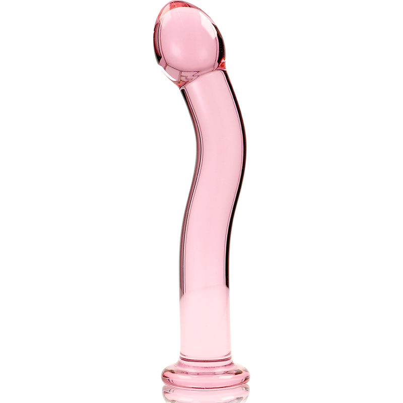 Modèle 18 gode en verre borosilicate clair 18.5 cm -o- 3.5 cm – Nebula Series By Ibiza