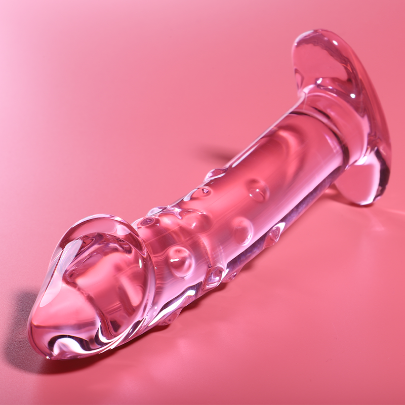 Modèle 19 gode en verre borosilicate clair 18.5 cm -o- 4 cm – Nebula Series By Ibiza