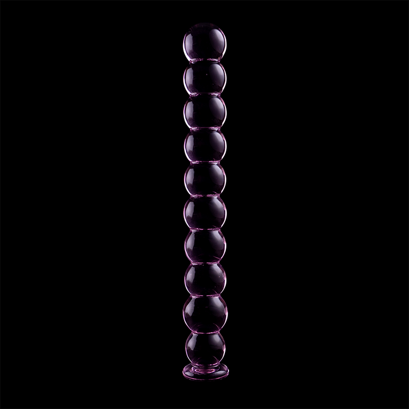 Modèle 22 gode en verre borosilicate clair 21.5 cm -o- 2.5 cm – Nebula Series By Ibiza