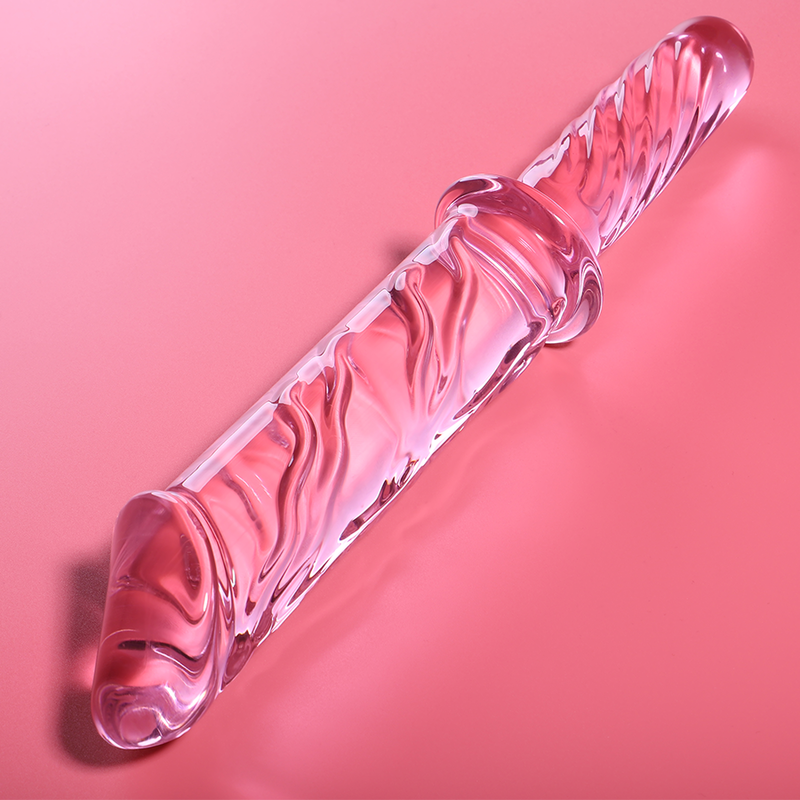 Modèle 24 gode en verre borosilicate clair 28.5 cm -o- 5 cm – Nebula Series By Ibiza