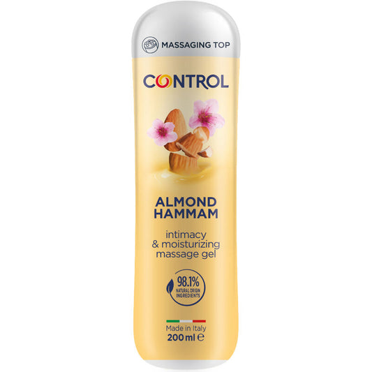 CONTROL - GEL DE MASAJE HAMMAM 3 EN 1 DE ALMENDRAS 200 ML